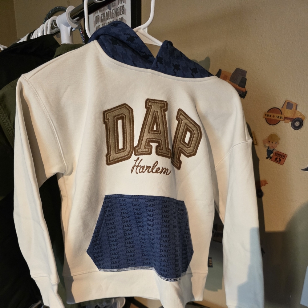 GAP × DAP Kids Vintage Soft Colorblock Logo Hoodie